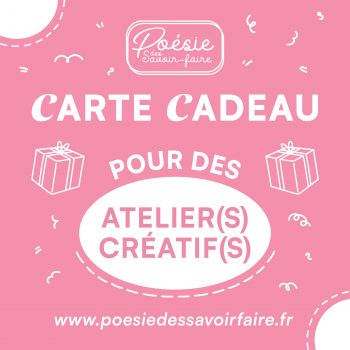 Carte cadeau Ateliers Créatifs au Lieu à Pontoise