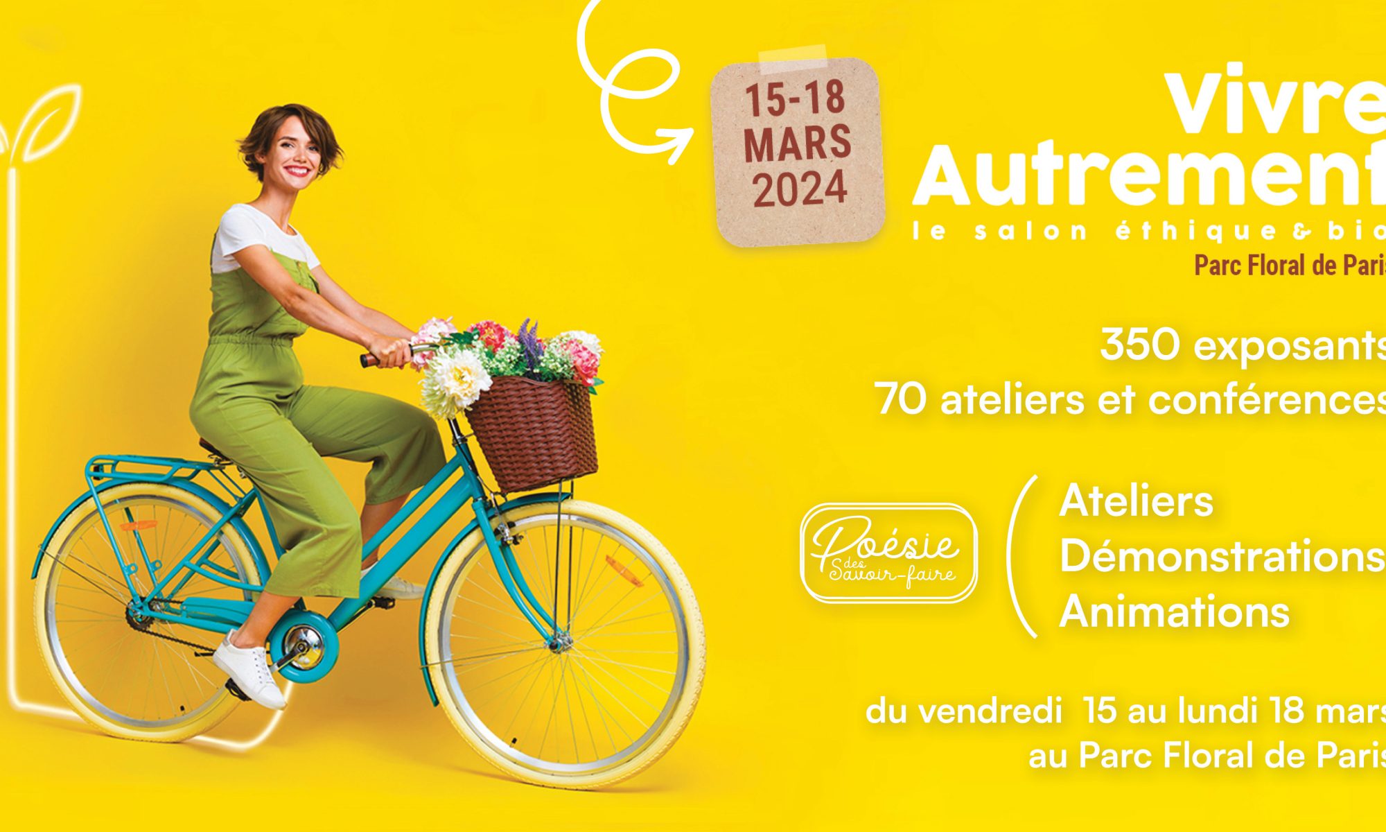 Affiche salon vivre autrement