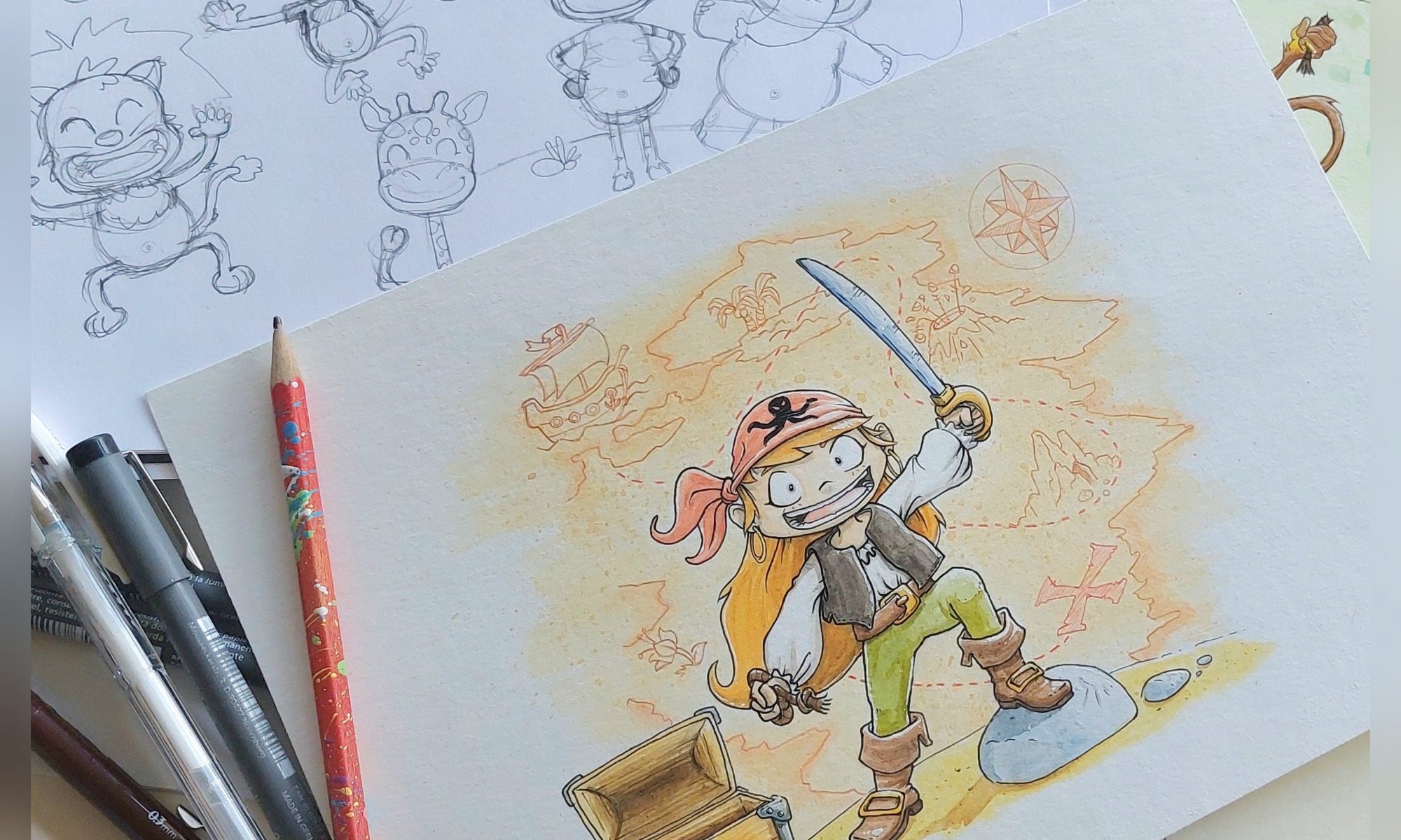 Atelier illustration création de personnage